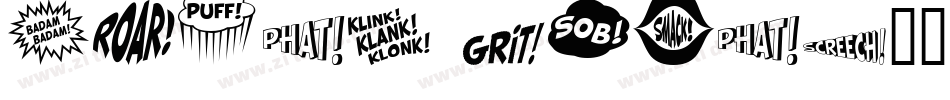 Comic Strip字体转换